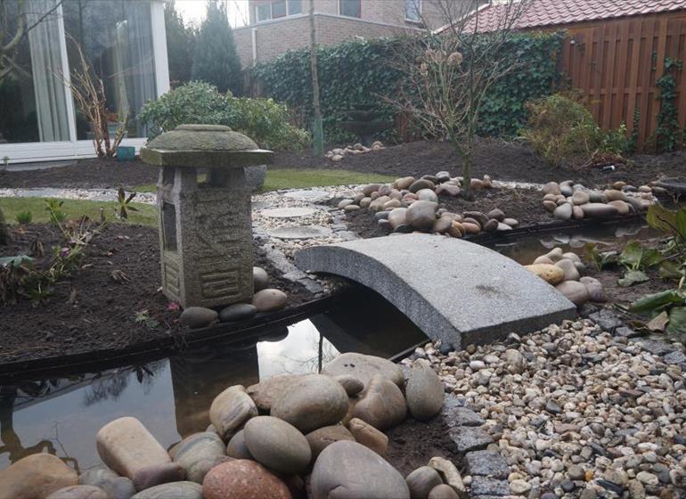 Japanse tuin brug